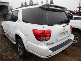 2005 Toyota Sequoia Limited White 4.7L AT 4WD #Z21675